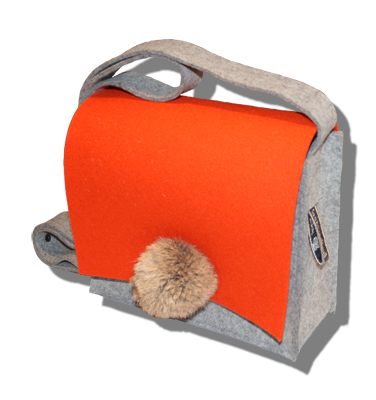 Handtasche aus Schafwollfilz Handtasche